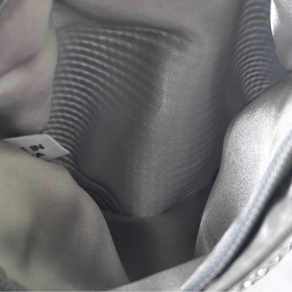 Silver Valerie Stevens Mesh Fringe evening bag Trendy - Picture 7 of 7